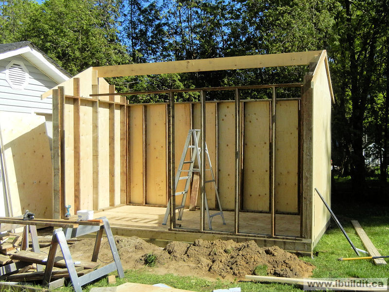 how to build a garden shed